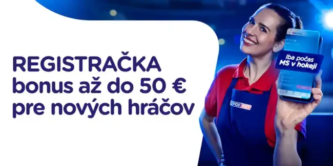 TIPOSbet stavkova kancelaria vstupny bonus pocas MS v koheji 2025 50 eur zadarmo bonusy dnes Slovensko