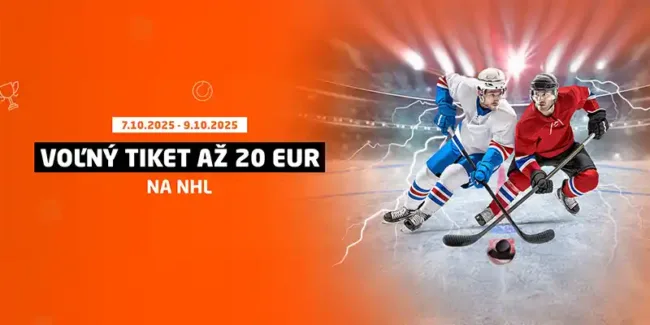 synottip volne tikety volne tikety nhl hokej 20 eur dnes slovensko stavkova kancelaria bonus zadarmo bonusy zdarma stavkovanie tipovanie tipery