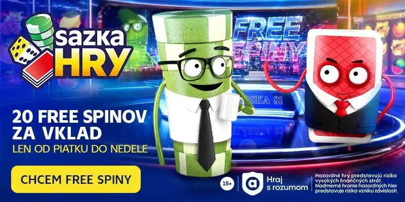 B-FREE-SPINY-ZA-VKLAD---24apr2026---afilliate-800x400px sazkahry free spiny dnes bez vkladu bonus zadarmo bonusy zdarma online casino slovensko automaty sloty hry 2026 nove online caisno