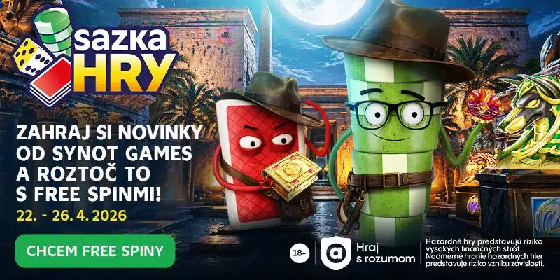 NOVE-HRYSYNOT-22apr2026-800x400px sazkahry free spiny dnes bez vkladu bonus zadarmo bonusy zdarma online casino slovensko automaty sloty hry 2026 nove online caisno