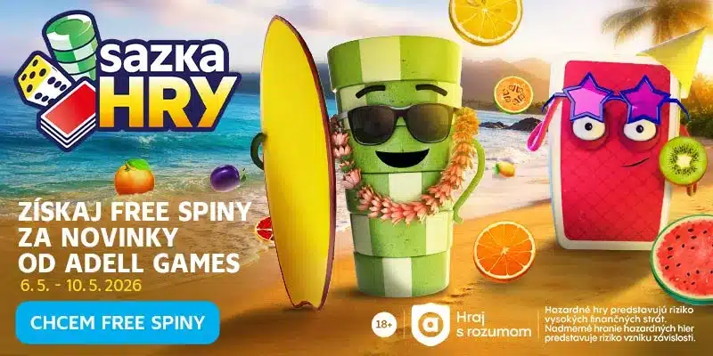 NOVE-HRy-ADELL-06maj2026---afilliate-800x400px sazkahry free spiny dnes bez vkladu bonus zadarmo bonusy zdarma online casino slovensko automaty sloty hry 2026 nove online casino