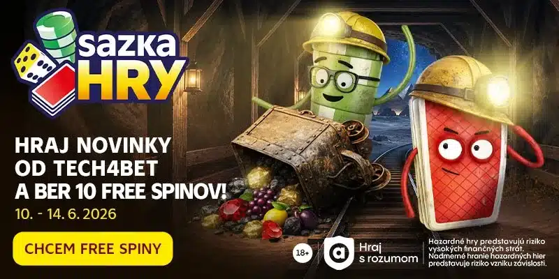 NOVE-HRy-TECH4BET-10jun2026---afilliate-800x400px Sazkahry free spiny nove hry tech4bet online casino slovensko bonus zadarmo jun 2026
