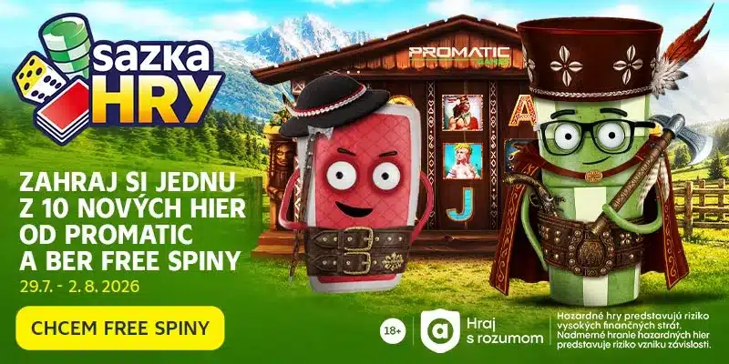 NOVE-HRY-PROMATIC-29jul2026---afilliate-800x400px Sazkahry free spiny nove hry promatic online casino slovensko bonus zadarmo jul 2026