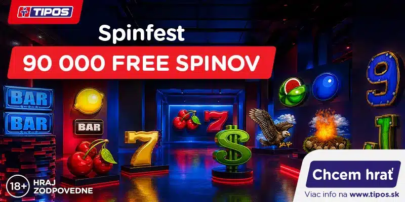 TIPOS free spiny dnes zdarma online casino slovensko bez vkladu bonusy zadarmo bonus sloty automaty mini