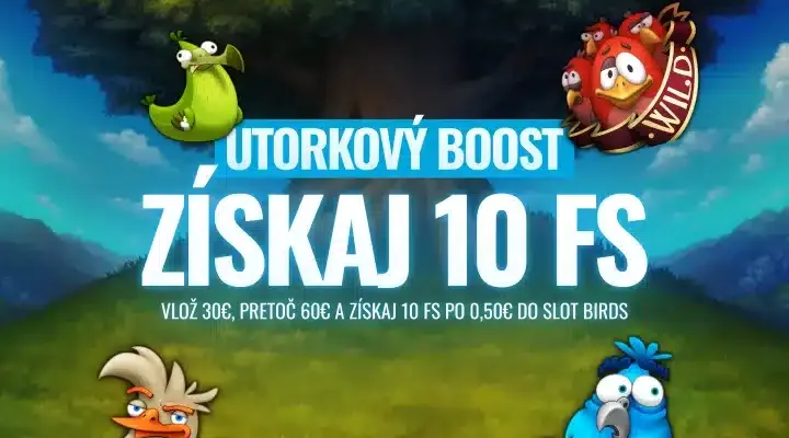 bonus_thumbnail_1869 go4games free spiny bonus zadarmo online kasino slovensko utorkovy boost 2026